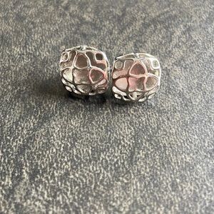 Silver Kendra Scott earrings